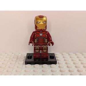 LEGO Marvel Iron Man Minifigure Silver Hexagon...sh612